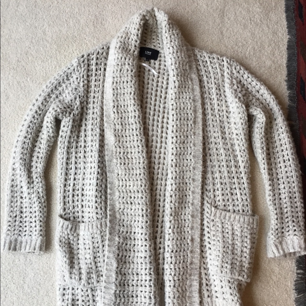LINE Regina Sweater Cardigan in Glacier